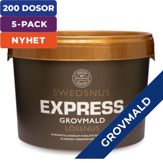 5-Pack Lössnus Grov Express 40 Dosor